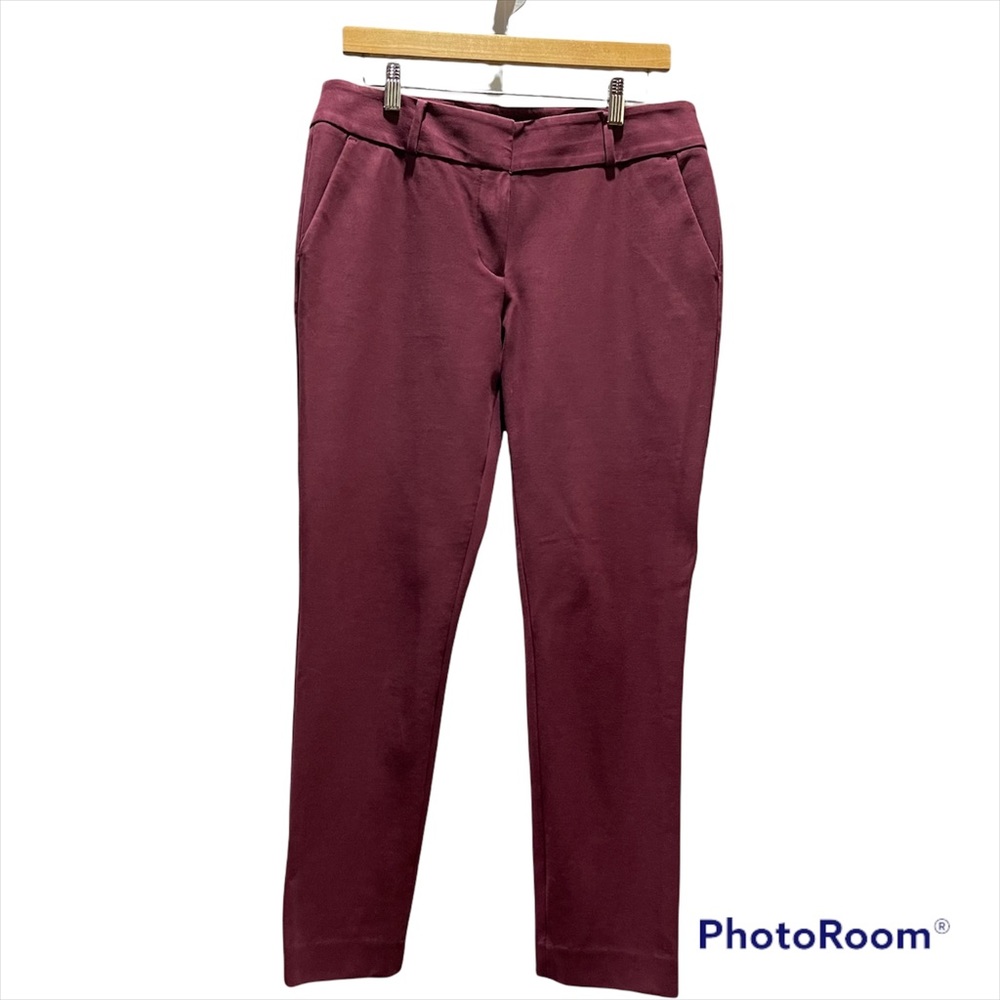 Ann Taylor Loft Crop Pants Purple/Mauve Size 8